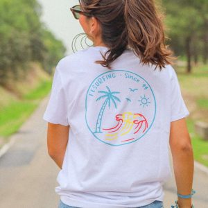 Camiseta Palmera Blanca