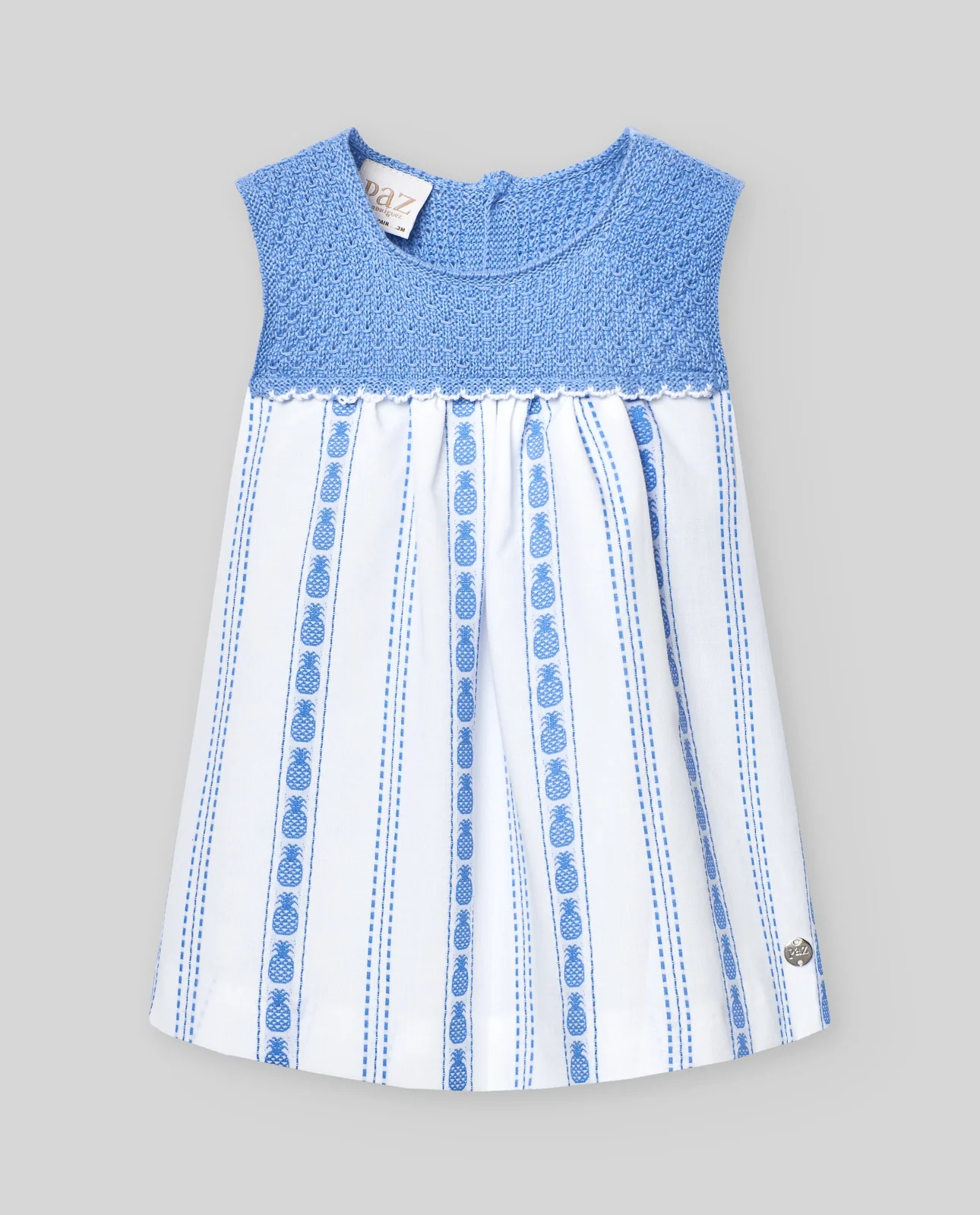 VESTIDO PTO/TELA "DORNA"