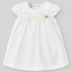 VESTIDO PIQUE C/PLUMETY  "CIGÜEÑA"