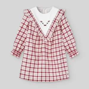 VESTIDO INFANTIL NIÑA CUADROS "ACEBO"