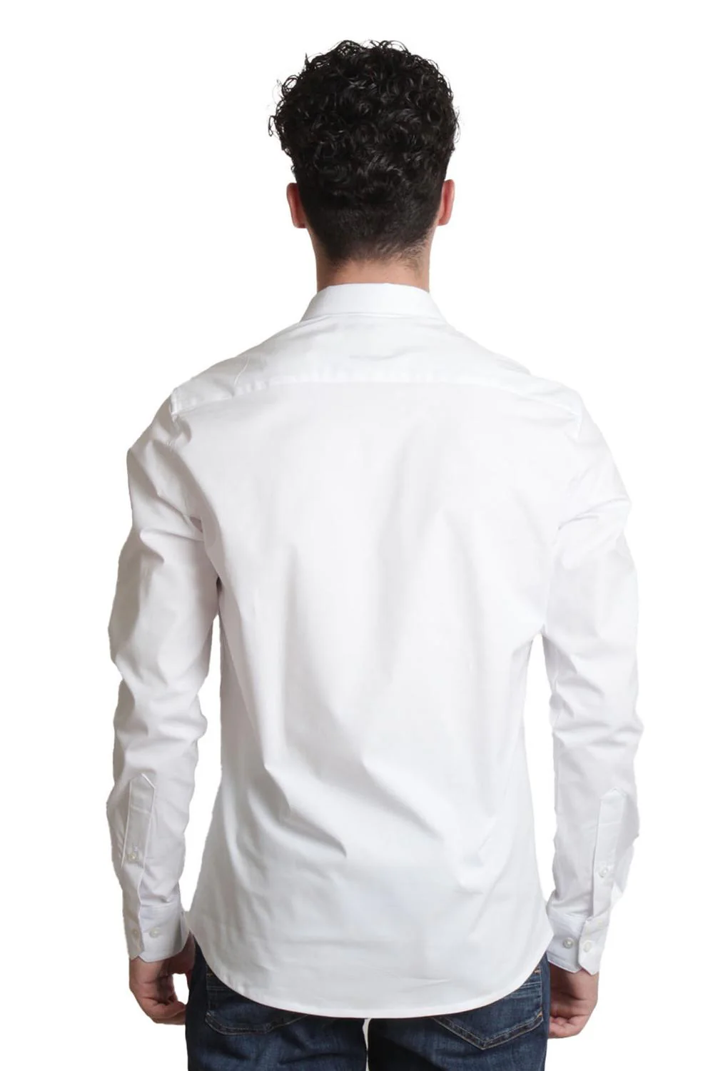 Camisa lisa manga larga - Imagen 3