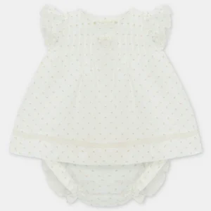 VESTIDO C/BRAGA TELA PLUMETI NIÑA VOLTERRA