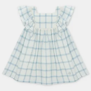 VESTIDO TELA CUADROS NIÑA CAPRI