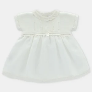 VESTIDO PUNTO Y TELA NIÑA FIRENZE