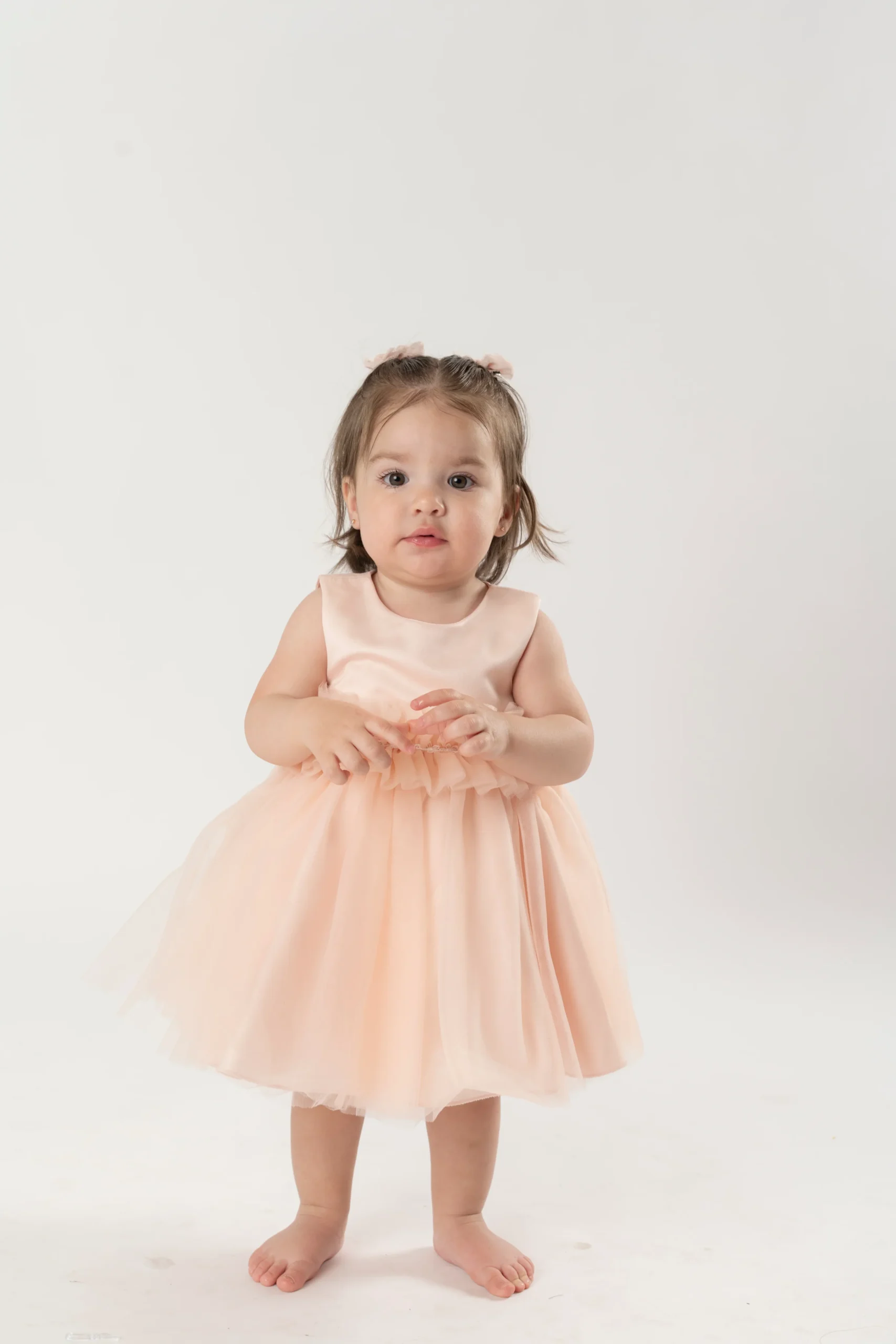 Vestido tul volantes peonia - Imagen 7