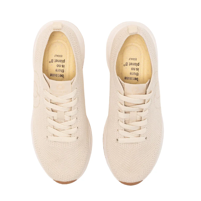 ECOALF CONDE KNITTED TRAINERS WHITE - Imagen 3