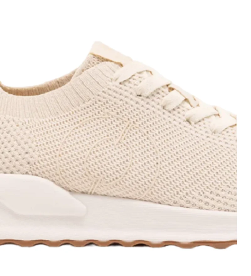 ECOALF CONDE KNITTED TRAINERS WHITE - Imagen 4