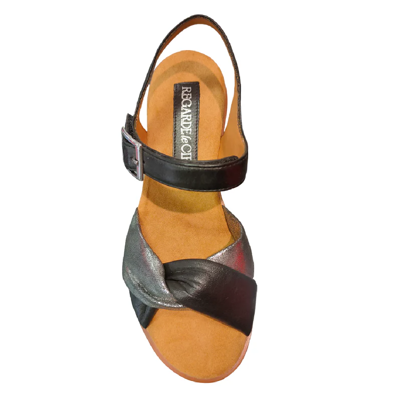 REGARDE LE CIEL TOUMBLE(DOTS) PEGGY-05 NEGRO - Imagen 4