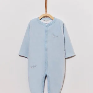 FOOTIE CELESTE AFELPADO C/ BORDADO ITW