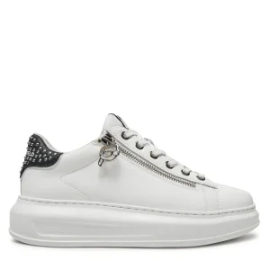 KARL LAGERFELD KAPRI STUD ZIP LO LACE KL62527 BLANCO