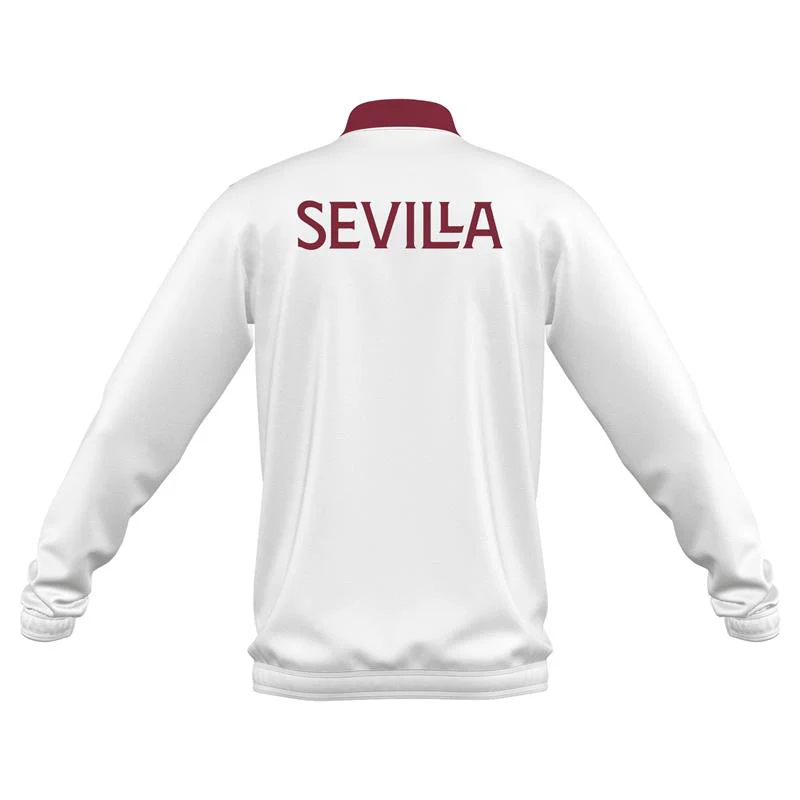 Sudadera blanca prematch adulto 25/26 - Imagen 6
