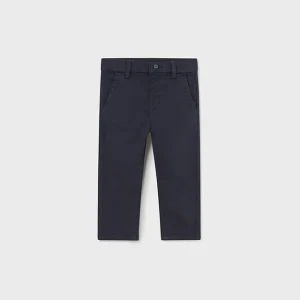 Pantalon chino basico marino