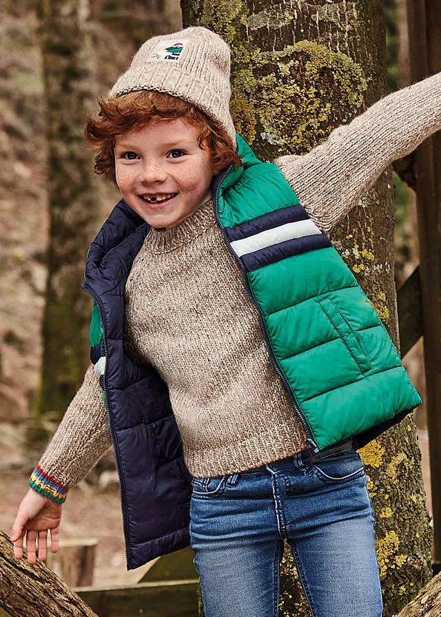 Chaleco Reversible verde/azul - Imagen 5