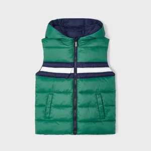 Chaleco Reversible verde/azul