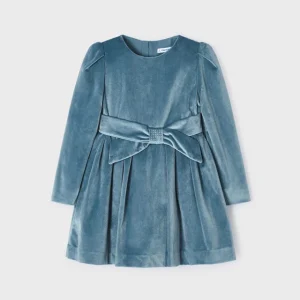 Vestido terciopelo bluebell