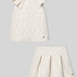 CONJ. FALDA Y BLUSON INFANTIL "CEREMONIA V25"