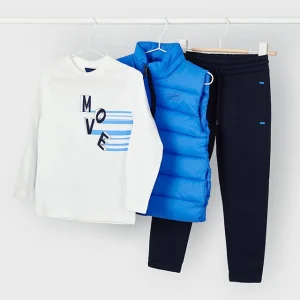 Conj. Punto active c/chaleco azul