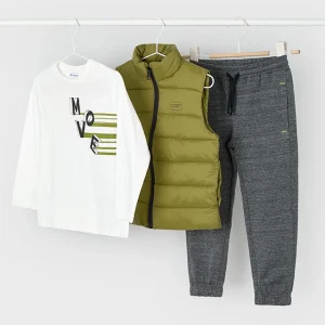 Conj. Punto active c/chaleco verde