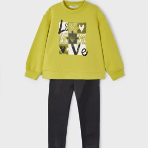 Conj. Leggings fantasia citronela