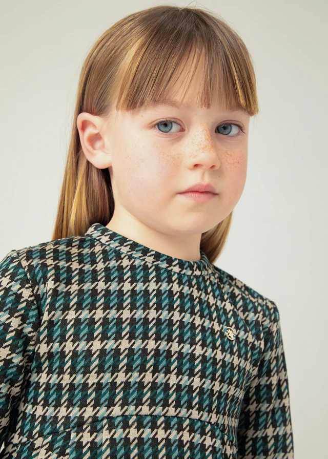 Vestido jacquard punto botella - Imagen 5