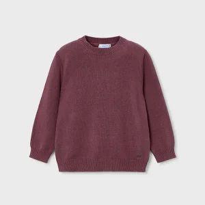 Jersey c/redondo basico ciruela
