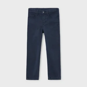 Pantalon slim fit basico marino