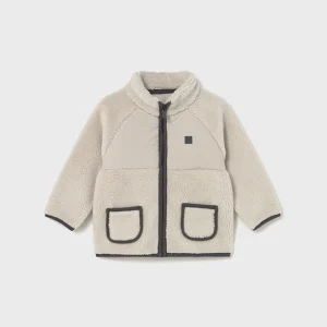 Chaqueta borrego beige