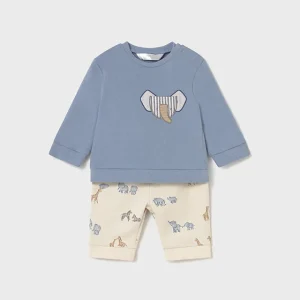 Conj. 2 piezas bluebell estampado safari