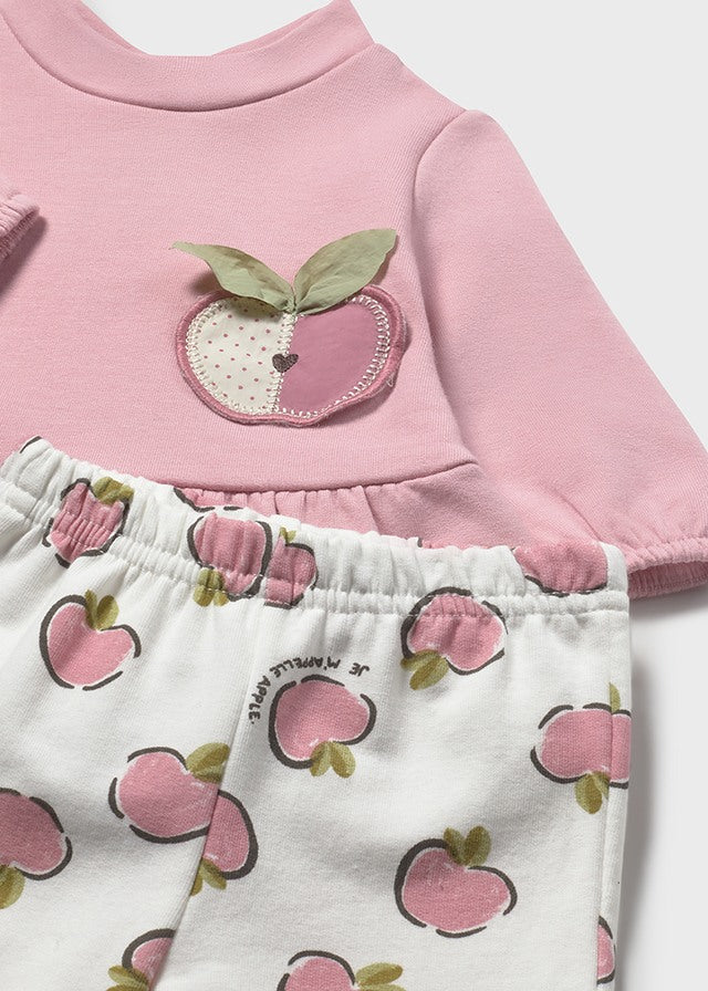 Chandal 2 piezas estampado manzanas orquidea - Imagen 3