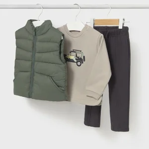 Conj.3 piezas chaleco abeto jeep