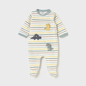 Mameluco tundosado dinosaurio rayas