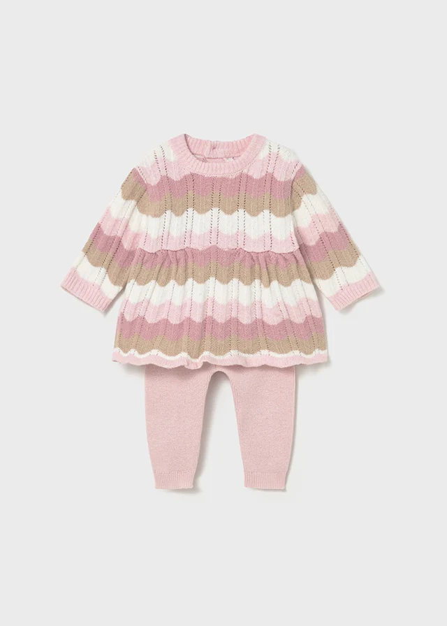 Conj. tejido cuarzo rosa