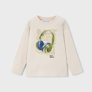 Camiseta m/l audifonos