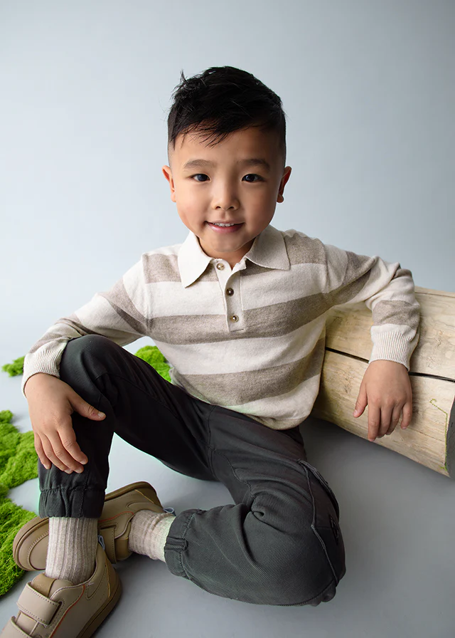 Polo m/l tricot topo - Imagen 5