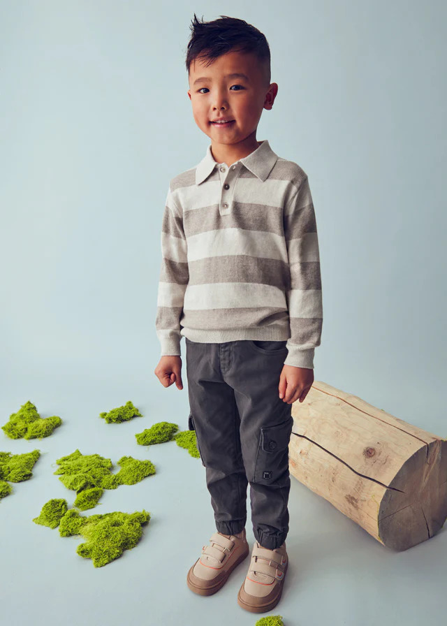 Polo m/l tricot topo - Imagen 4