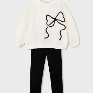 Conj. Leggings lazo negro