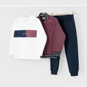 Conj. Bomber Jacket ciruela