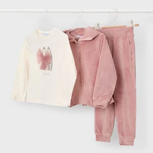 Conj. 3 piezas zapatillas rosa