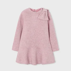 Vestido tricot lazo maquillaje