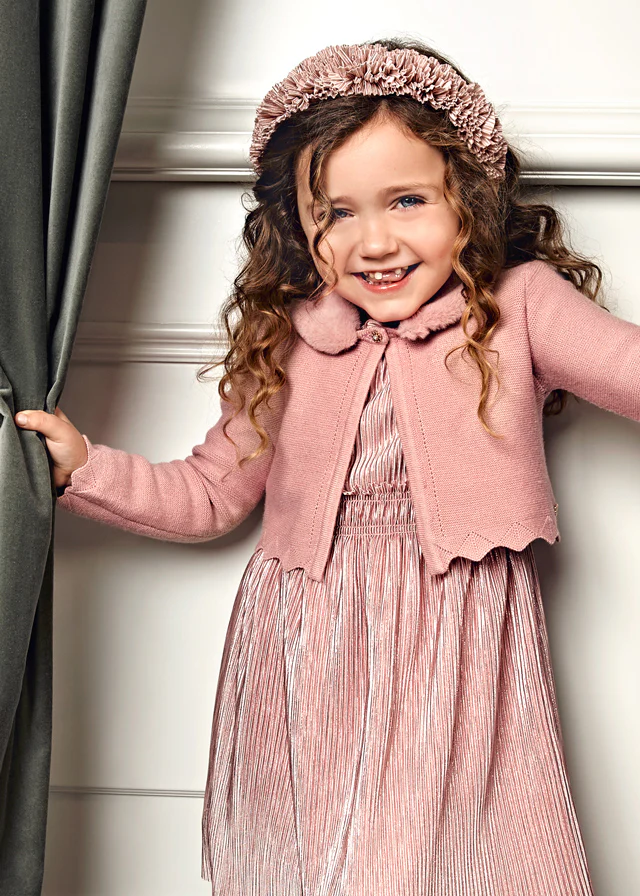 Rebeca tricot cuello pelo petalo - Imagen 4