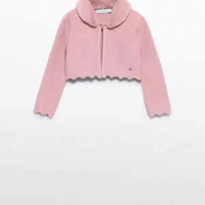 Rebeca tricot cuello pelo petalo