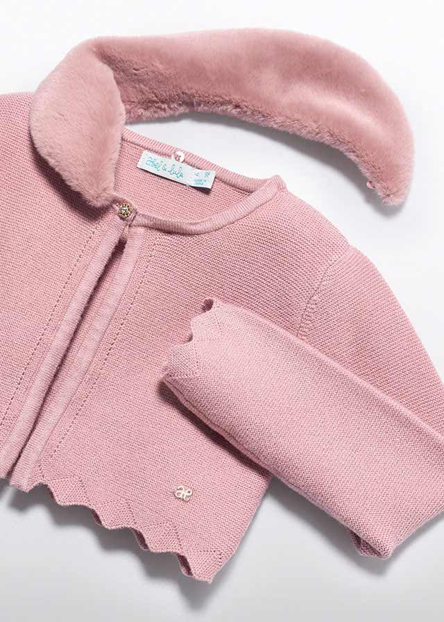 Rebeca tricot cuello pelo petalo - Imagen 3