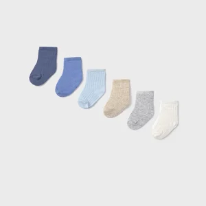 Set 6 calcetines azules