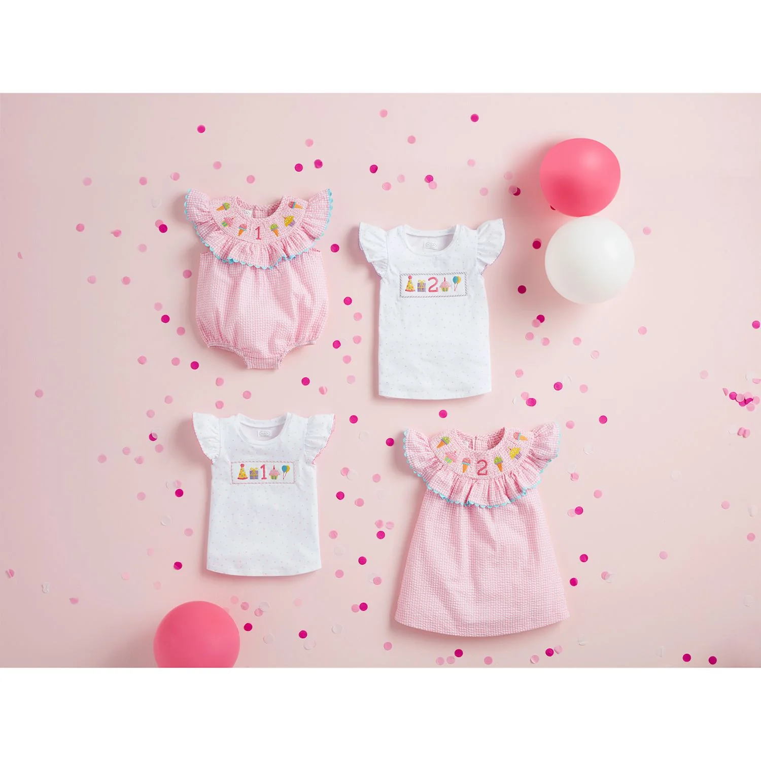 Birthday Girl Smocked One Tunic - Imagen 3