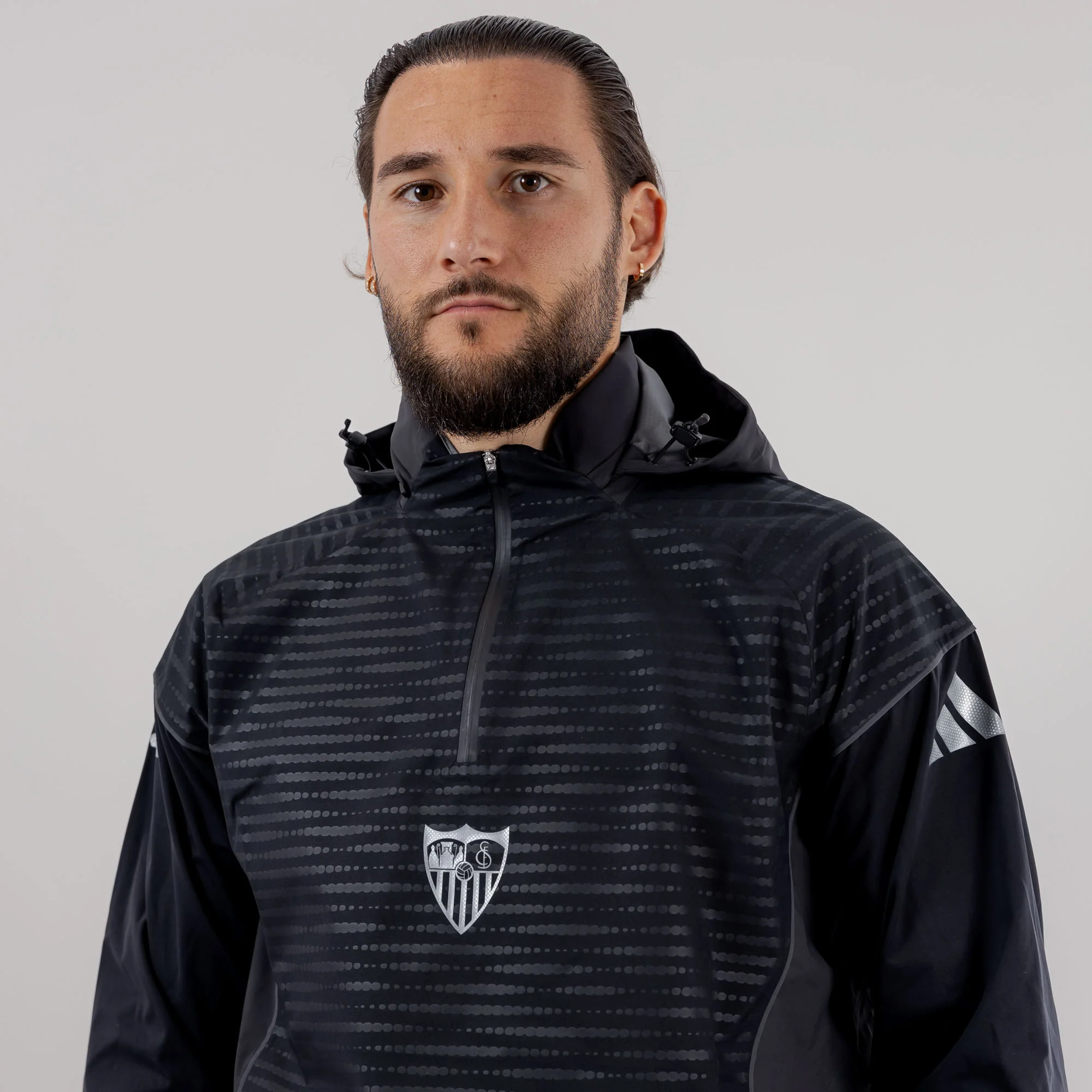 Sudadera adulto Sevilla FC 25/26 negra - Imagen 3