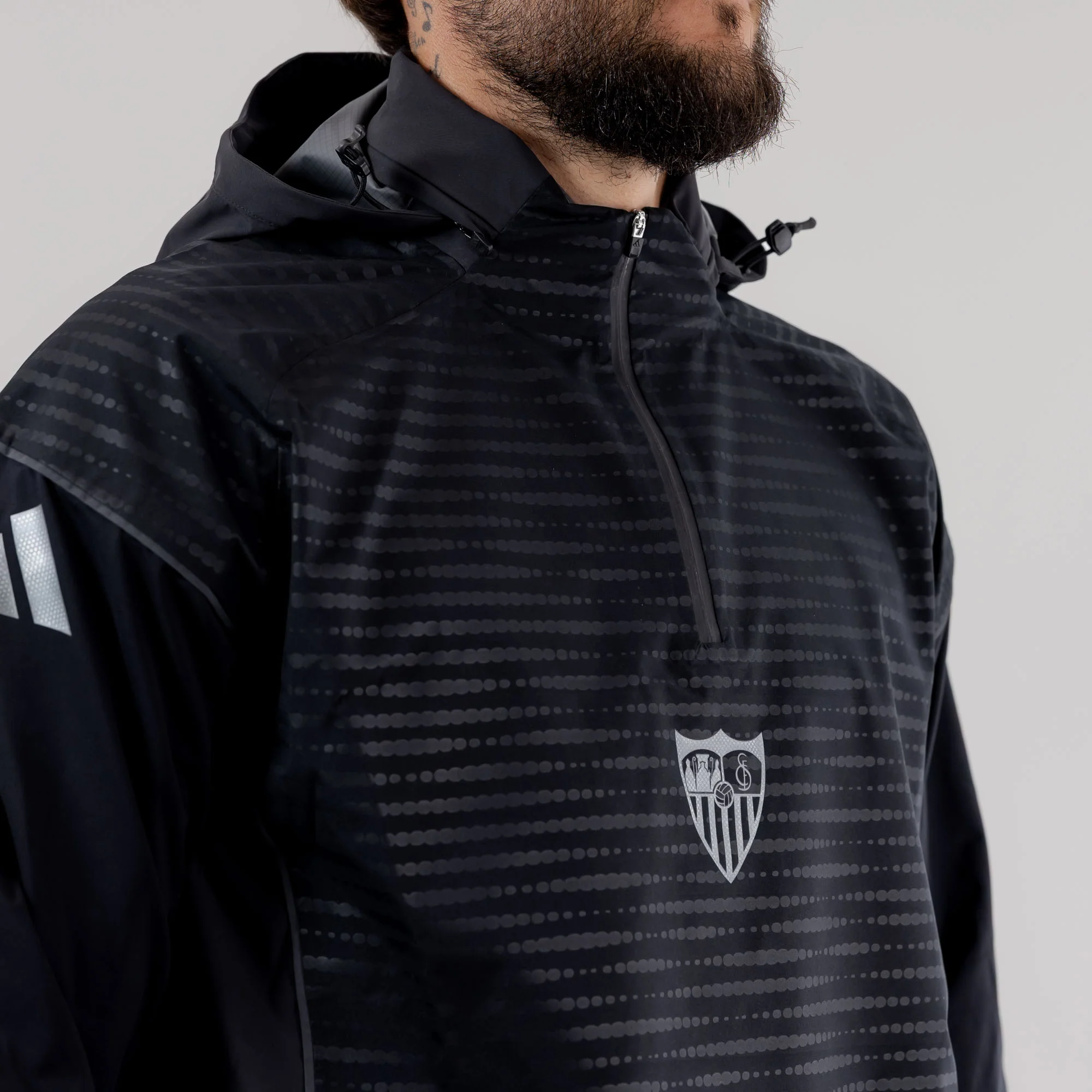 Sudadera adulto Sevilla FC 25/26 negra - Imagen 4