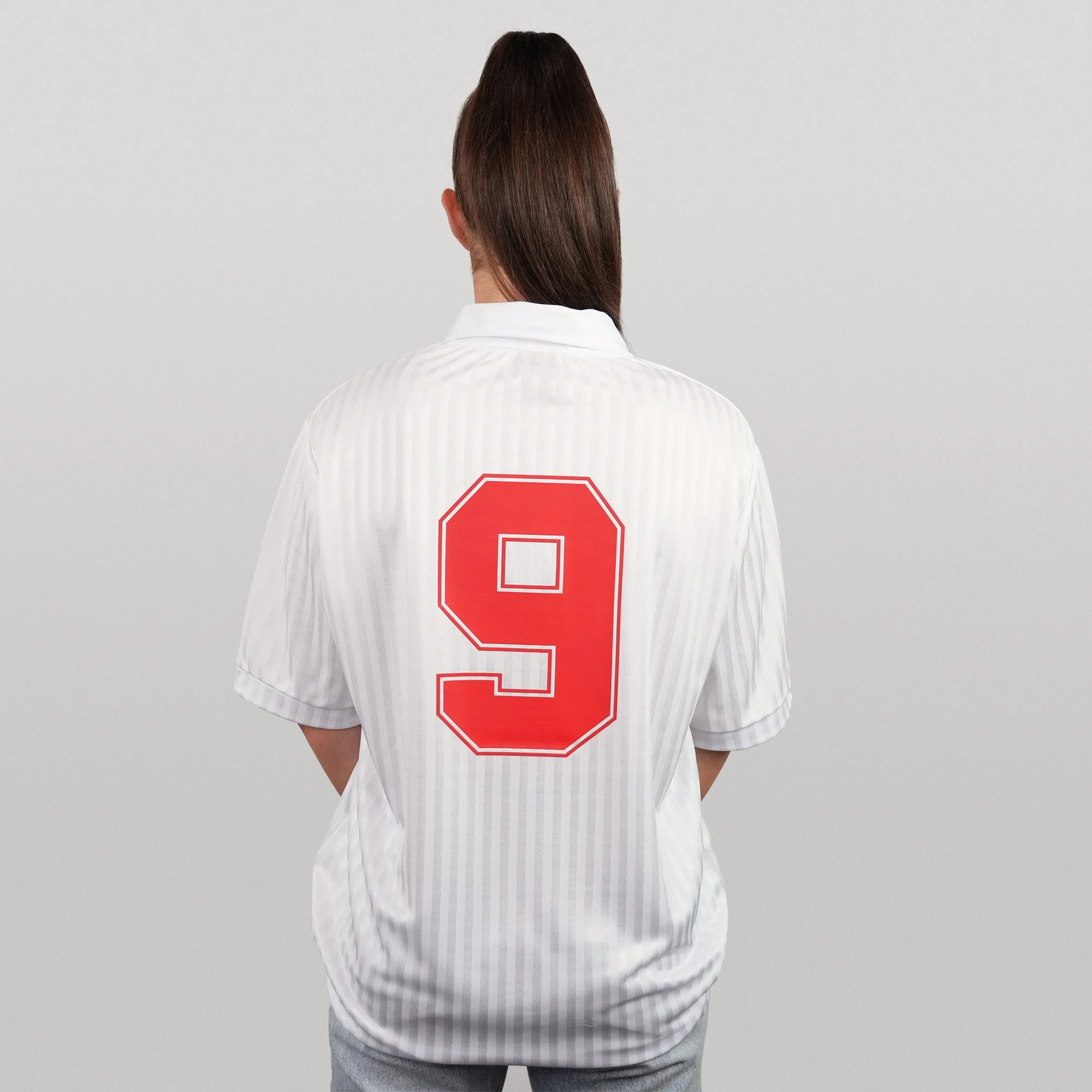 Camiseta Retro Blanca 89/90 Adulto - Imagen 4