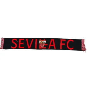 Bufanda escudo central negra Sevilla FC
