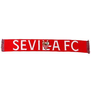Bufanda escudo central roja Sevilla FC