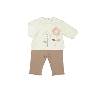 Conj. 2 piezas flores tiramisu